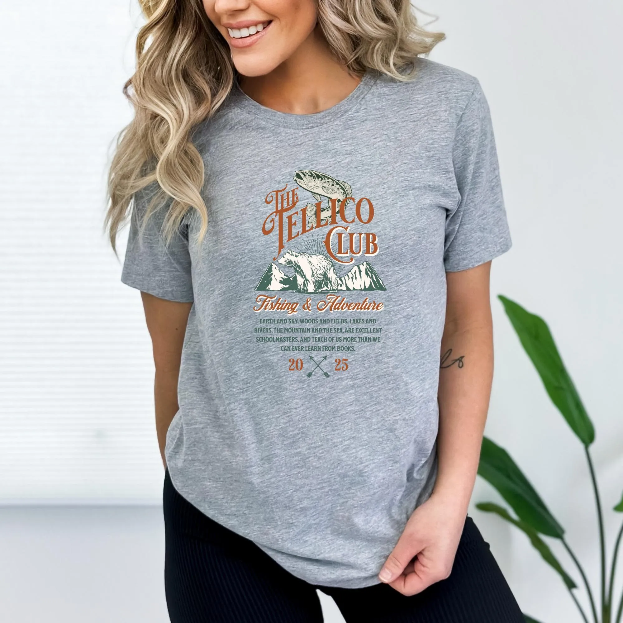 Outdoor Adventure Club - Maglietta del Tellico Club per Amanti