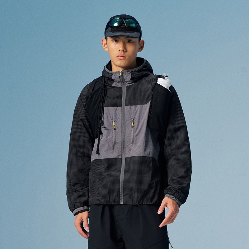 Outdoor Adventure Windbreaker - Giacca Antivento Unisex Leggera Idrorepellente Traspirante